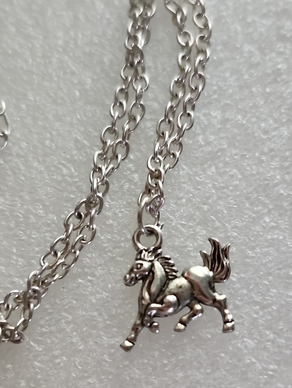 Hand Crafted Silver Horse Bracelet / Anklet